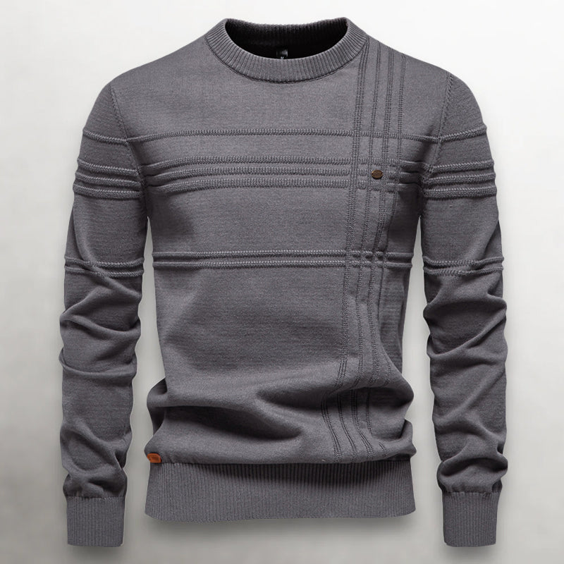 Pull Homme Slim à Motif Texturé Modern 2