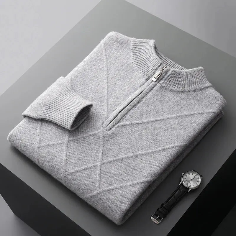 Pull Homme Structuré Chic Moderne 2