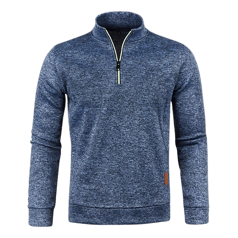 Pull Homme Zippé Moderne Automnal 0