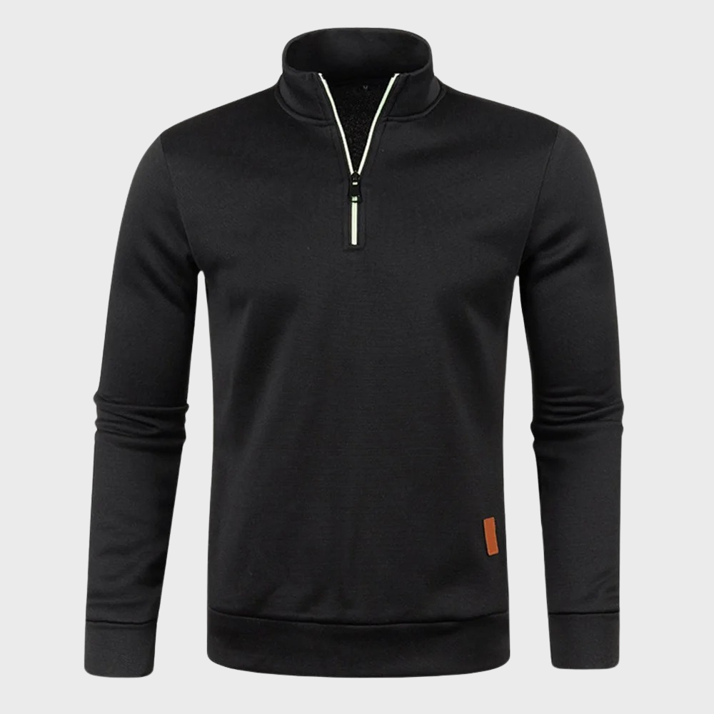 Pull Homme Zippé Moderne Automnal 2