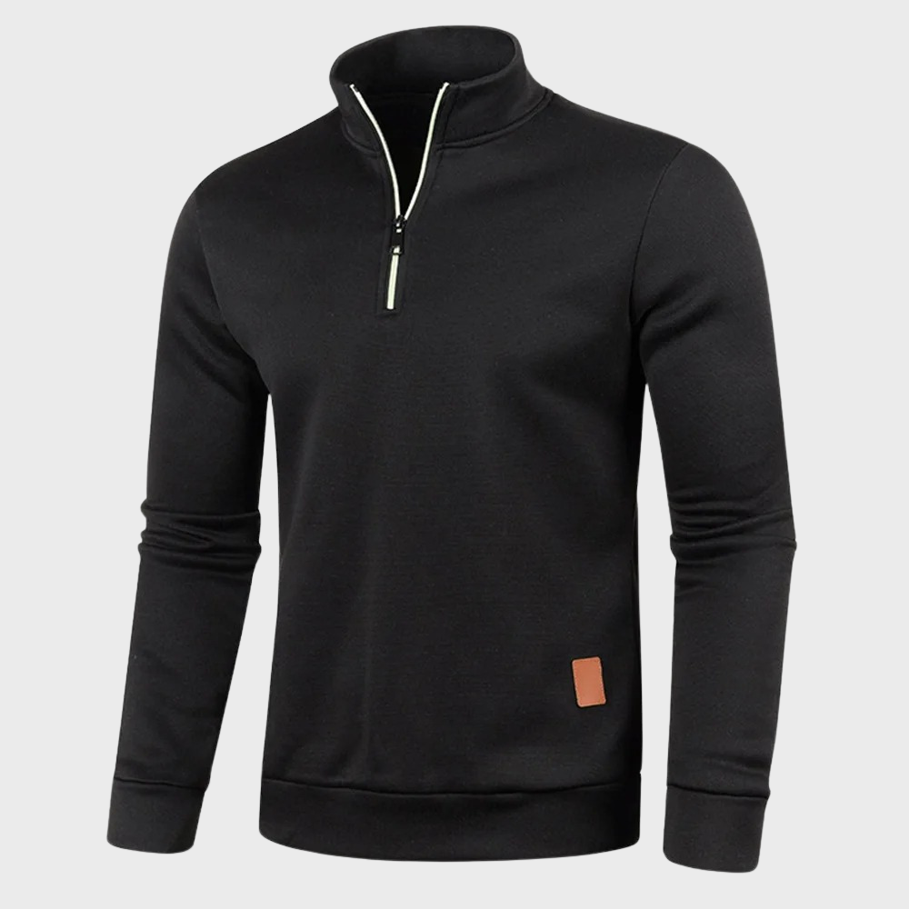 Pull Homme Zippé Moderne Automnal 3