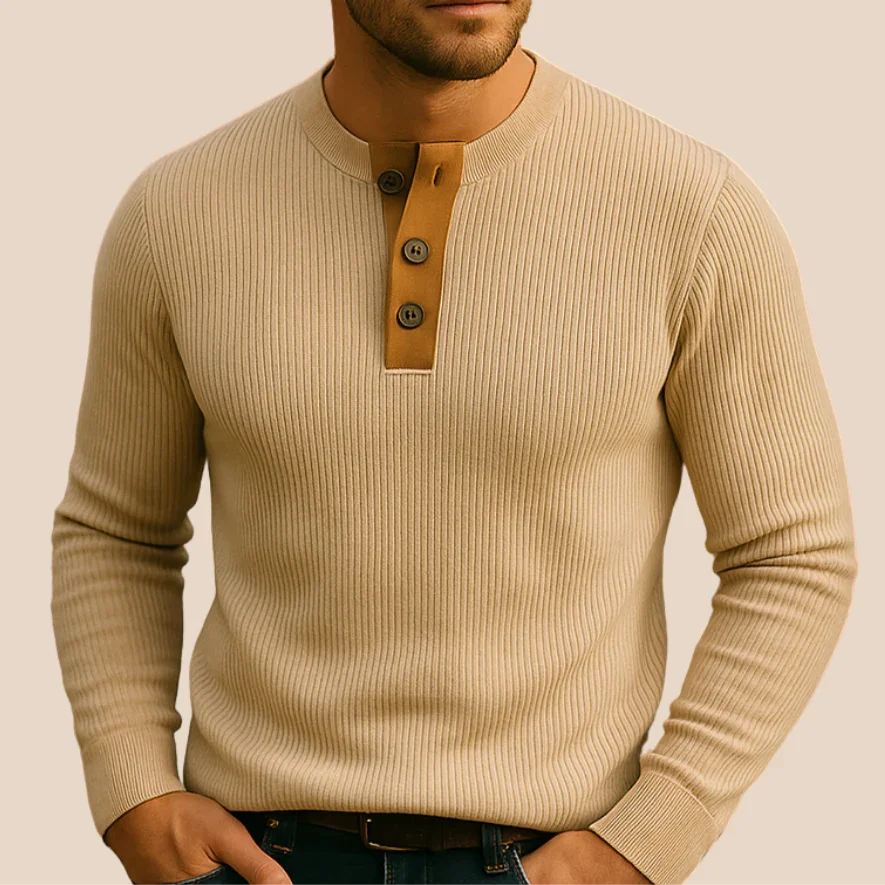 Pull Zippé pour Hommes Classique 4