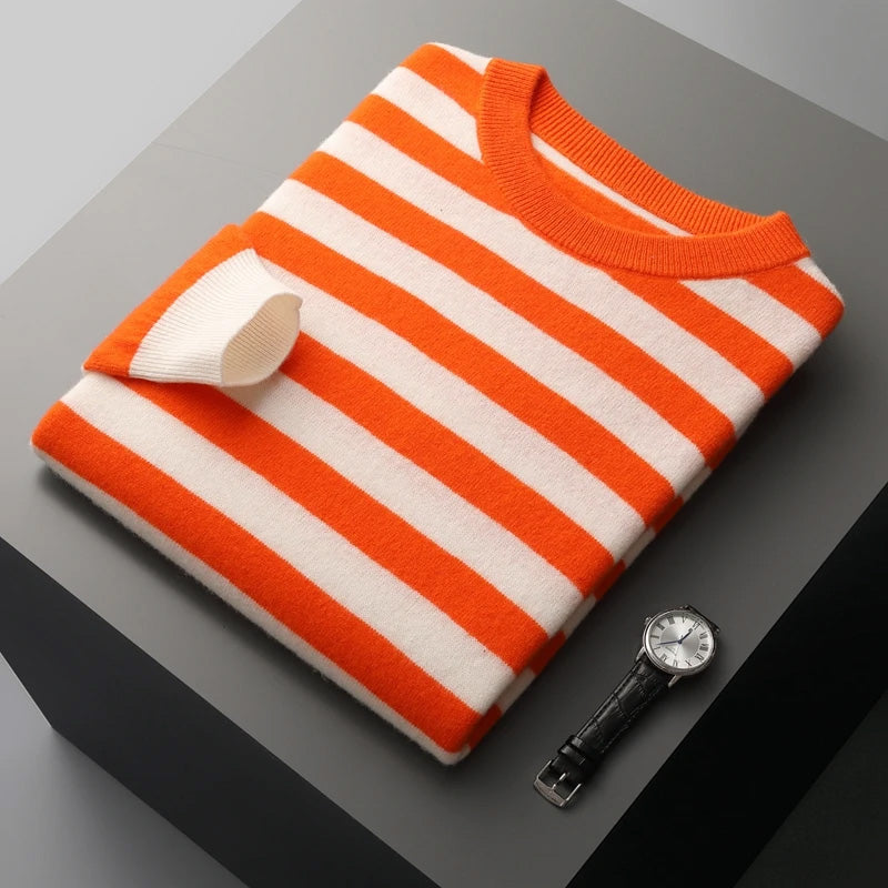 Pull à Rayures pour Homme 3