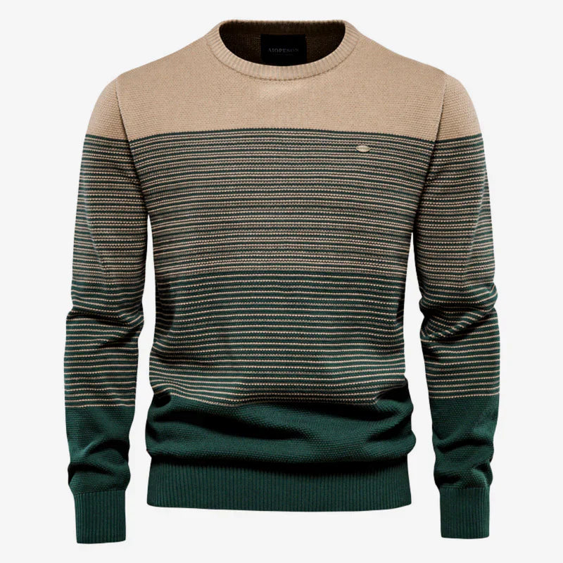 Pull à Rayures pour Hommes Style Décontracté 2