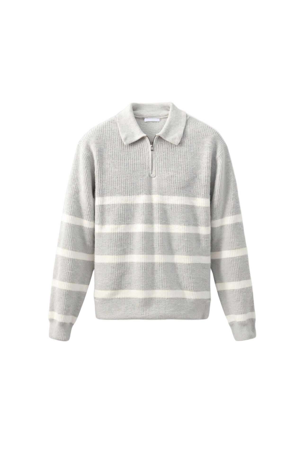 Pull à Zip pour Hommes en Mélange de Laine 0