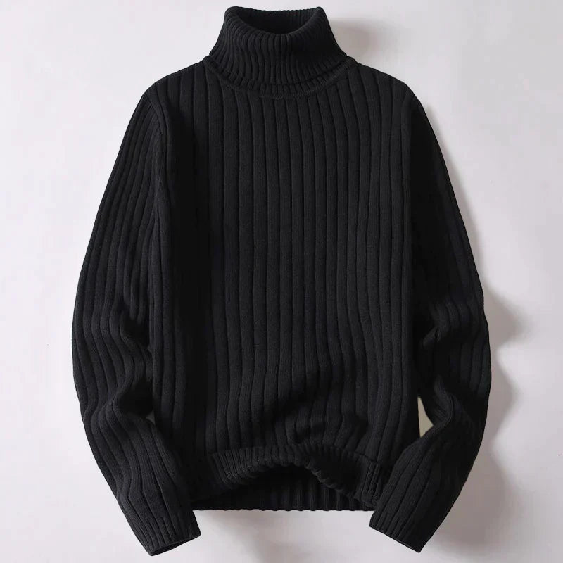 Pull à col roulé pour homme élégant 3