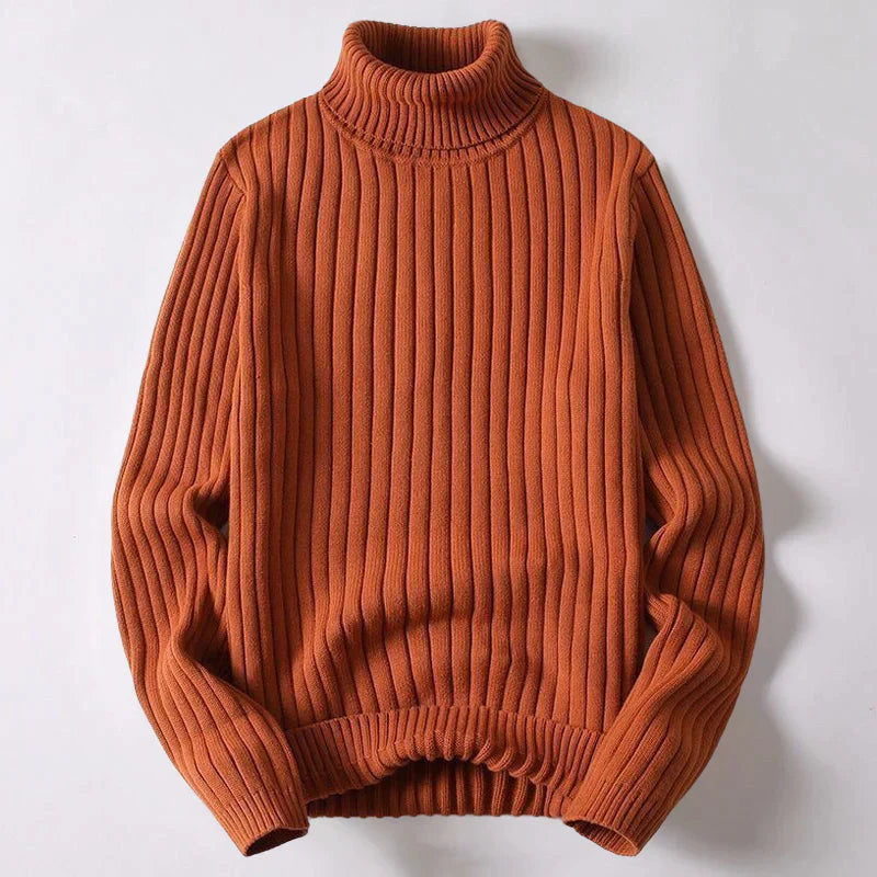 Pull à col roulé pour homme élégant 4