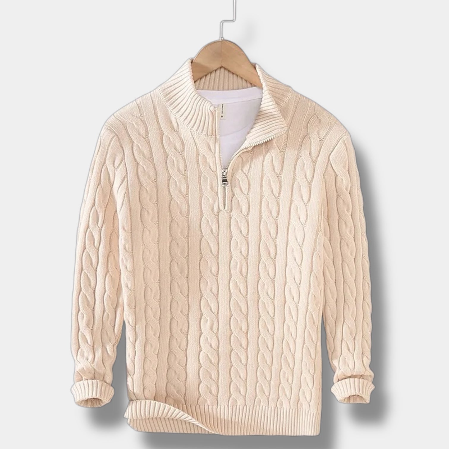 Pull pour Hommes Col Montant en Jacquard 3