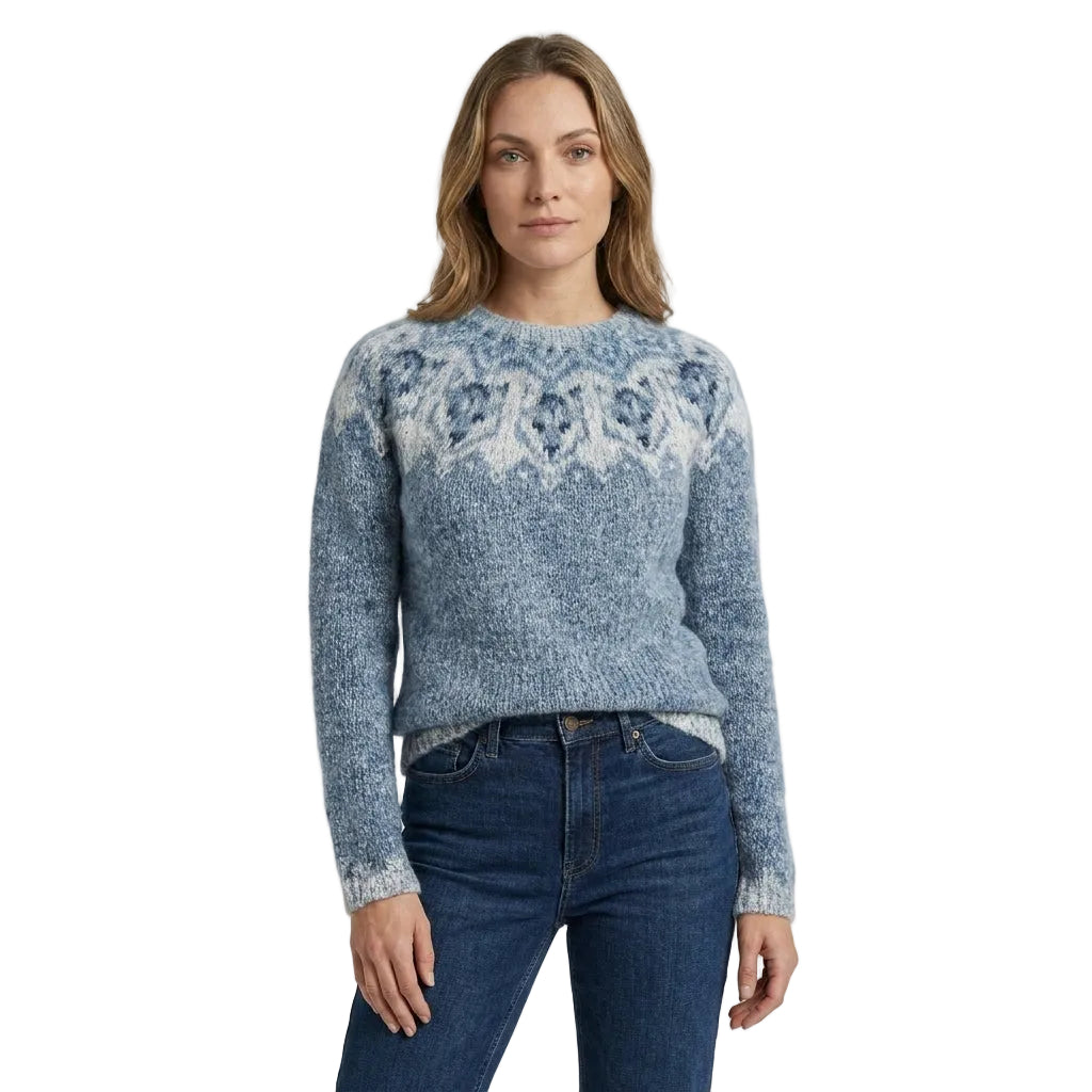 Pull pour femme à motif géométrique 0