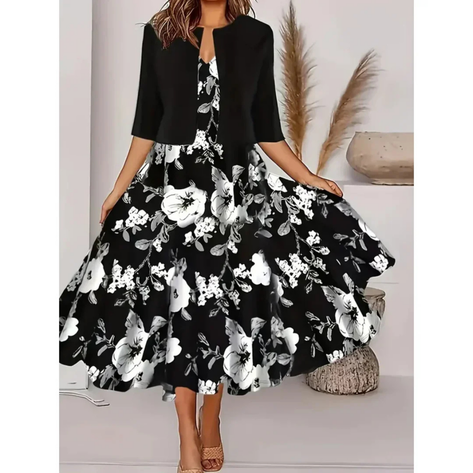 Robe Blazer Femme Imprimé Floral 1