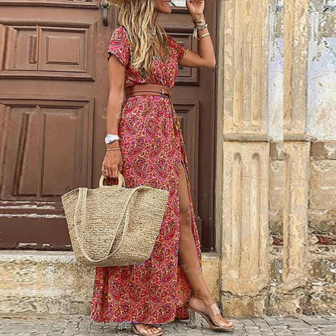 Robe D'Été Femme Longue Décontractée Tissu Léger 3