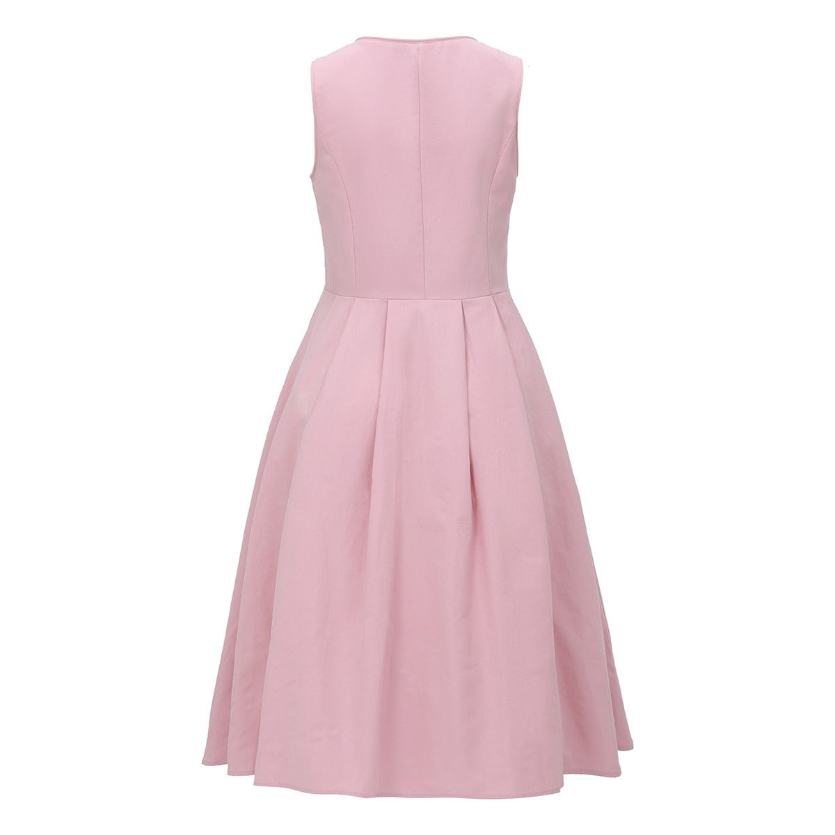 Robe Dirndl Femme Vintage en Polyester Rose 4