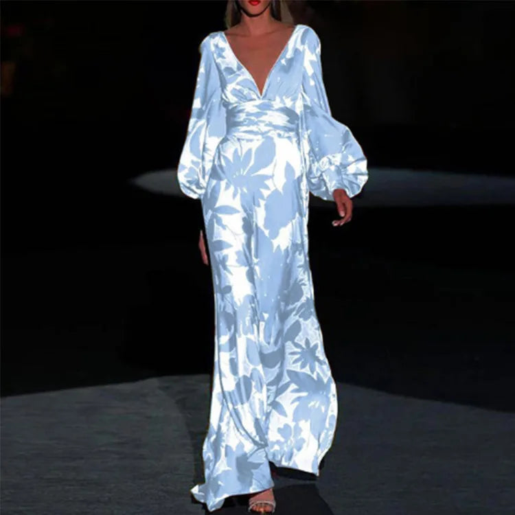Robe Femme Chic Décolleté en V pour Soirée 3