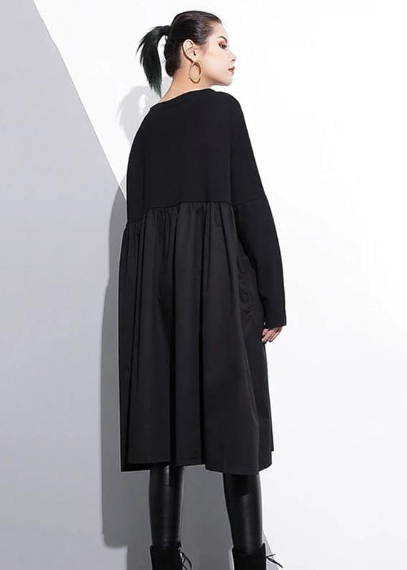 Robe Femme Col Rond Chic 1