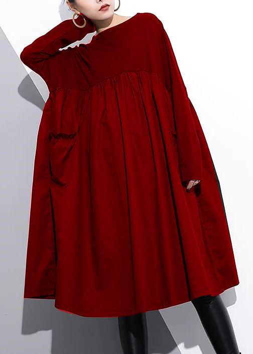 Robe Femme Col Rond Chic 2