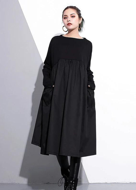 Robe Femme Col Rond Chic 3