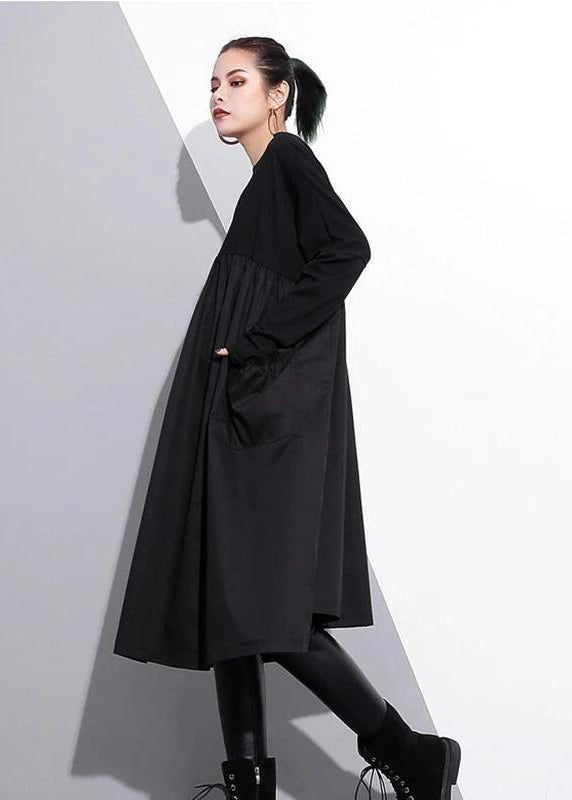 Robe Femme Col Rond Chic 6