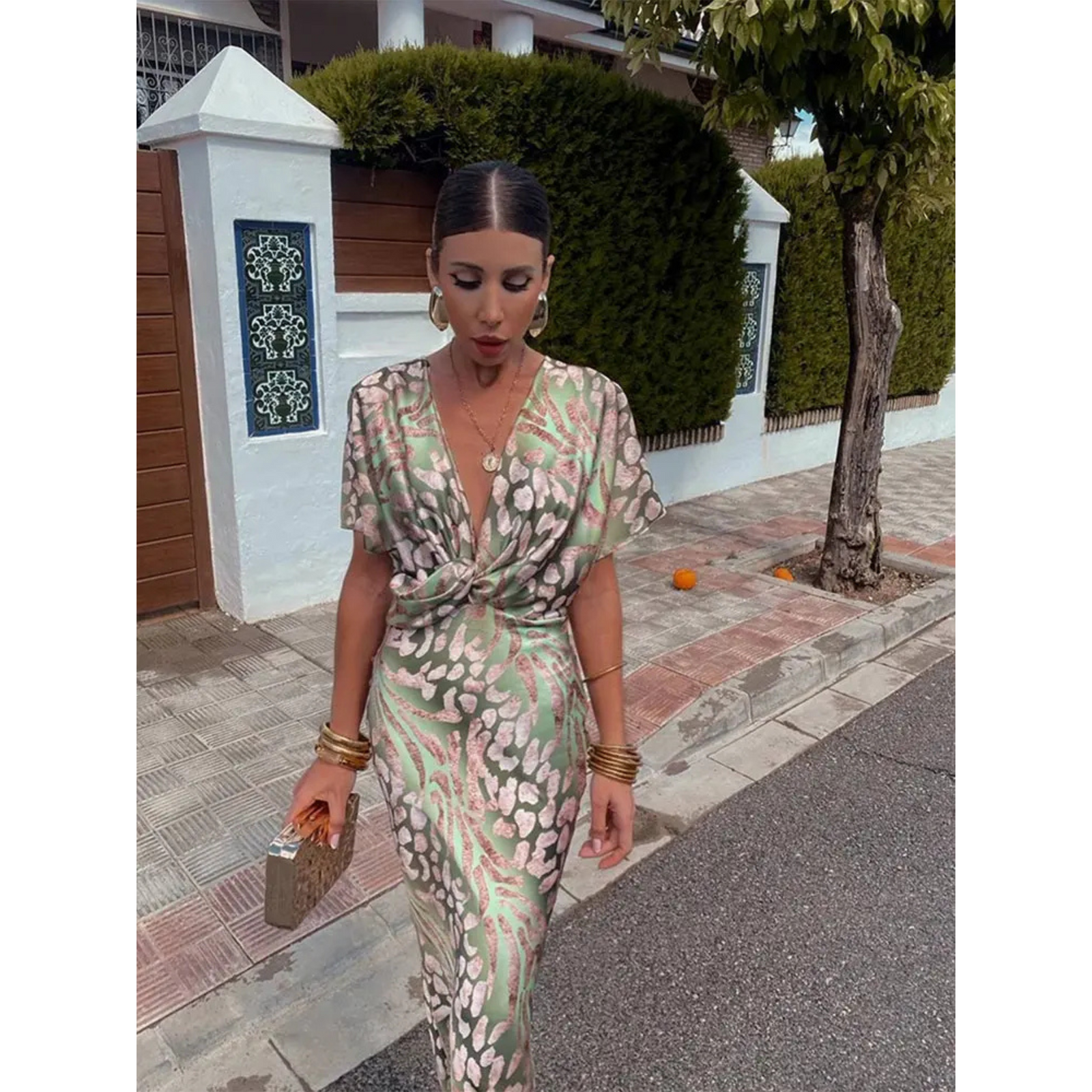 Robe Femme Fluide Décolleté V 2