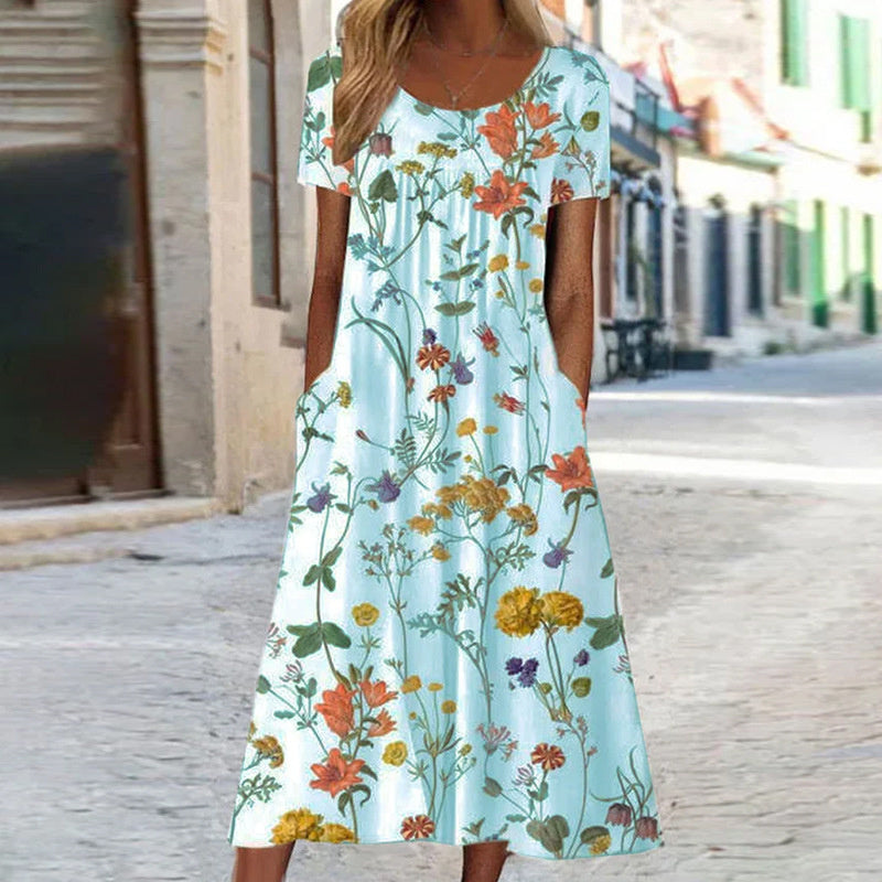 Robe Femme à Motif Floral Chic 3