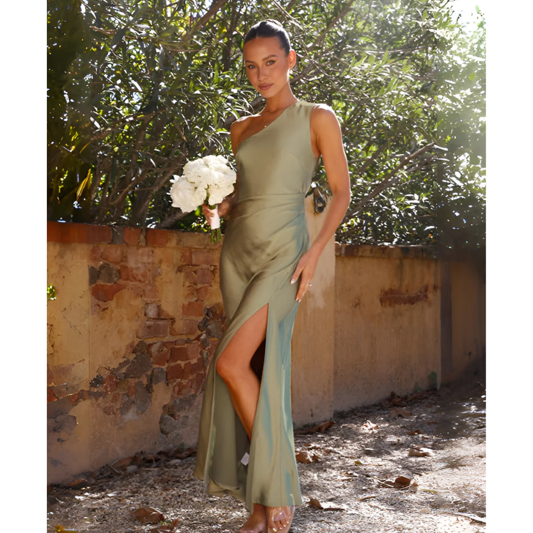 Robe Longue Asymétrique pour Femme 3