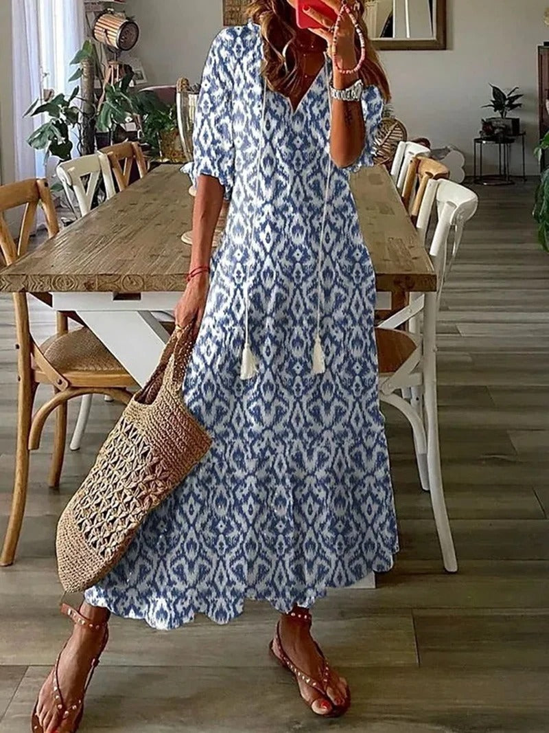 Robe Longue Femme Bohème Été Chic 5