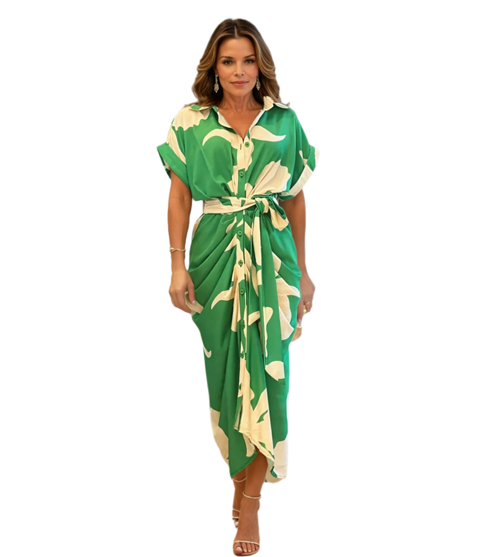 Robe Longue Femme Classique en Tissu Léger pour Soirée 0