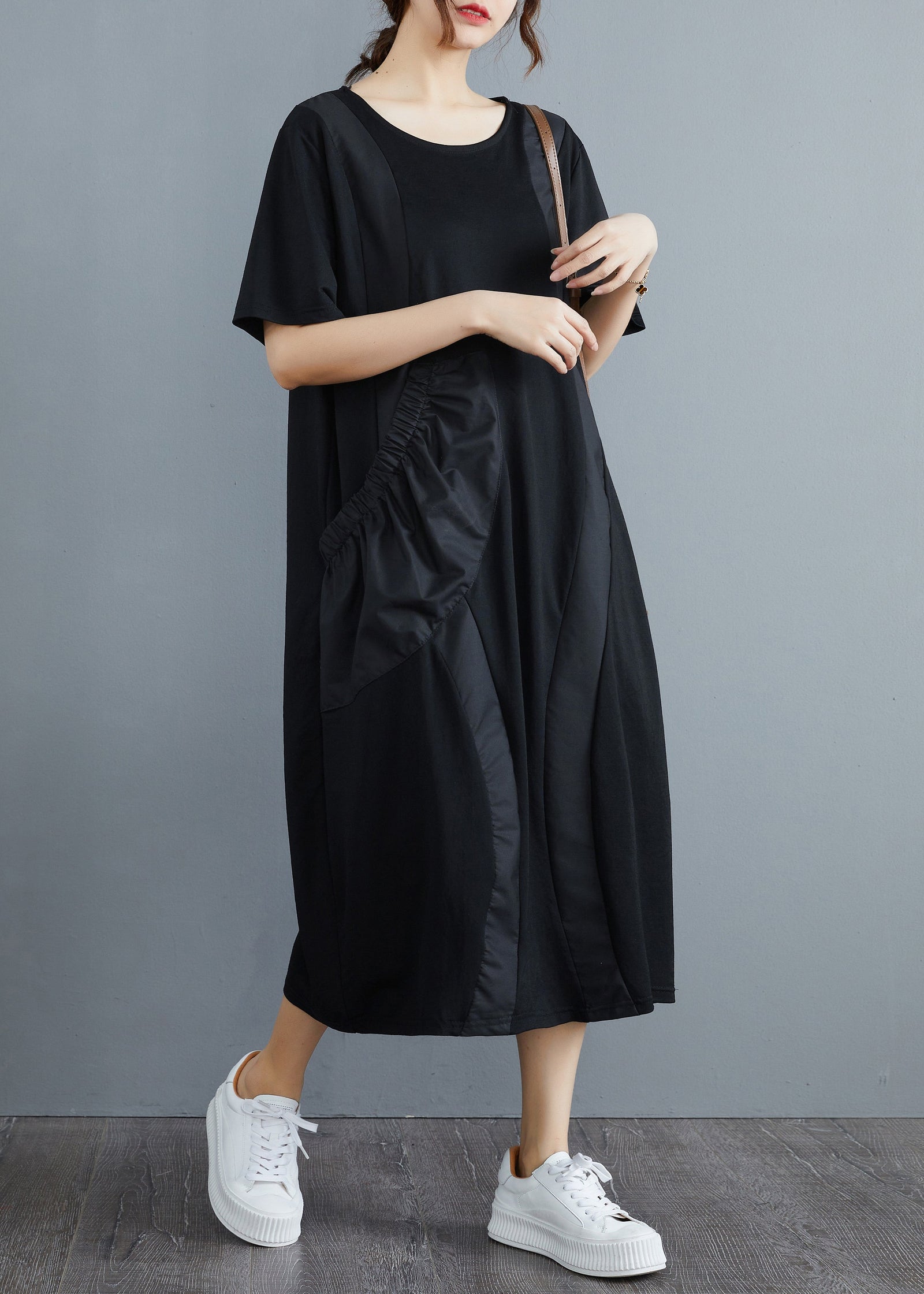 Robe Longue Femme Patchwork Chic 3