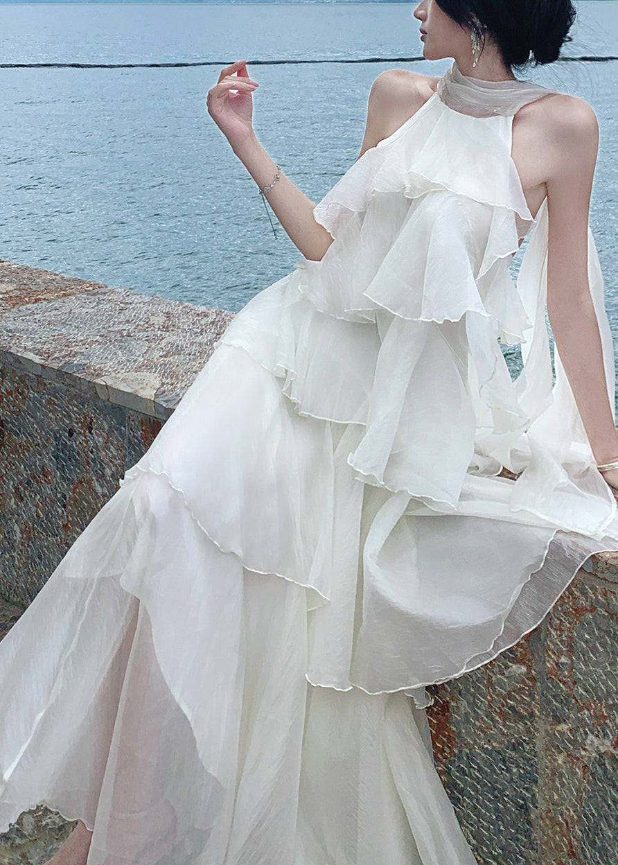 Robe Longue à Volants pour Femmes 3