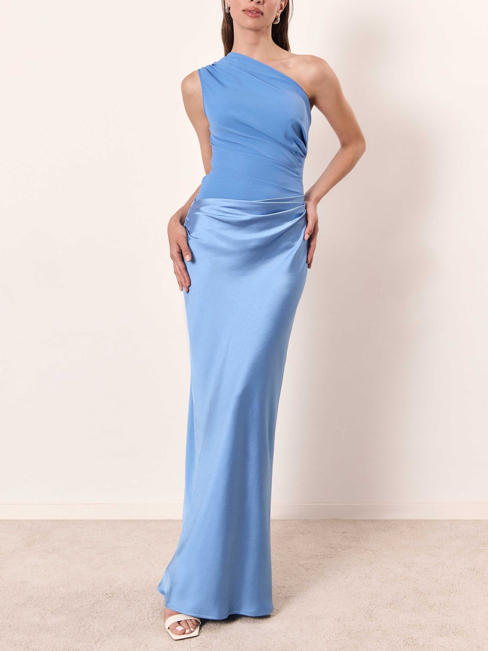 Robe Longue de Soirée à Une Épaule 2