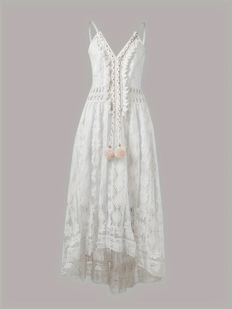 Robe Maxi Bohème à Bretelles Fines pour Femme 2