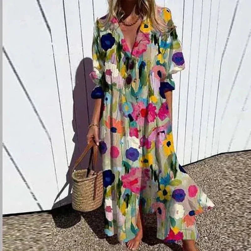 Robe Maxi Femme Boho Classique 2