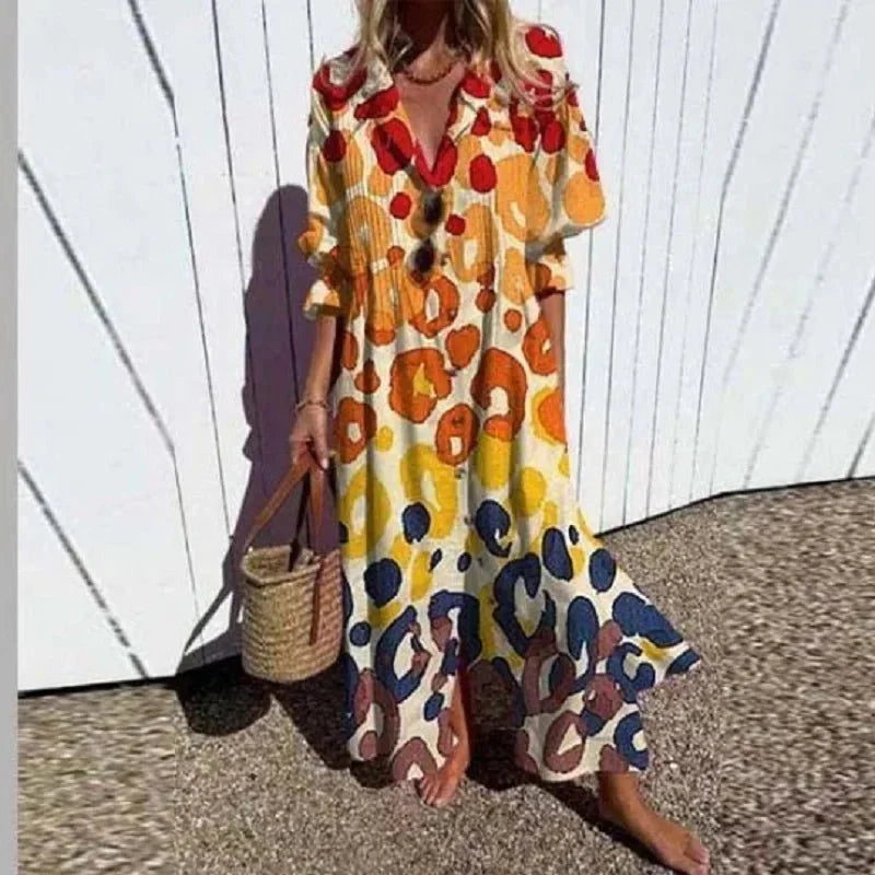 Robe Maxi Femme Boho Classique 3