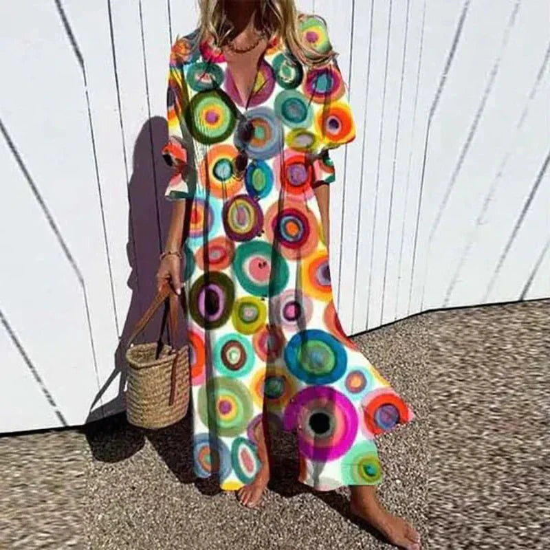 Robe Maxi Femme Boho Classique 7