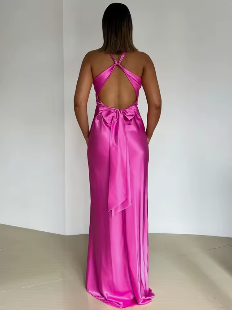Robe Maxi Sans Manches Femme Élégante 6
