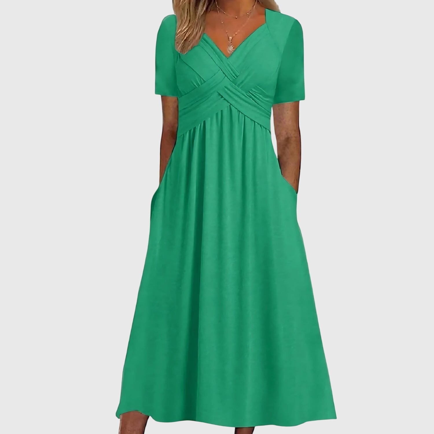 Robe Midi Élégante pour Femmes 0
