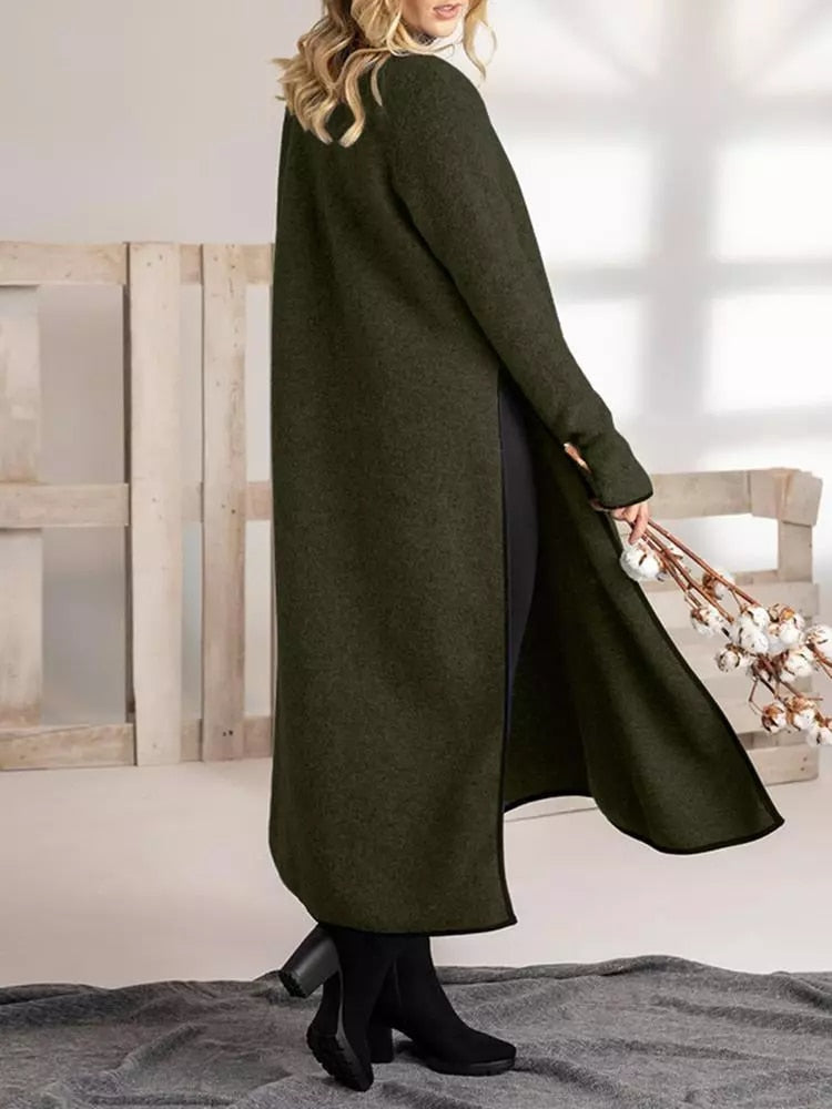 Robe Midi Longue Fendue Ample 2