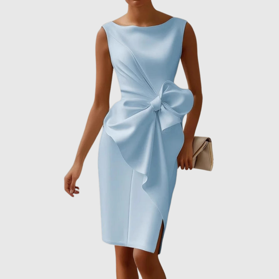 Robe Midi Sans Manches Chic 3