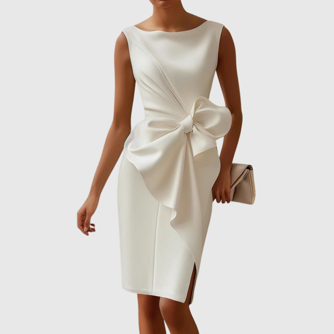 Robe Midi Sans Manches Chic 4