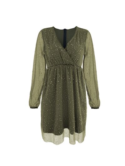 Robe Mini à Manches Ballon Chic 6