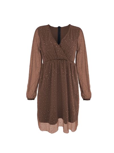 Robe Mini à Manches Ballon Chic 8