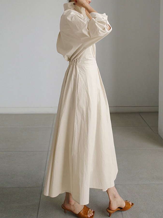 Robe Moderne Femme Confortable en Tissu Léger 3