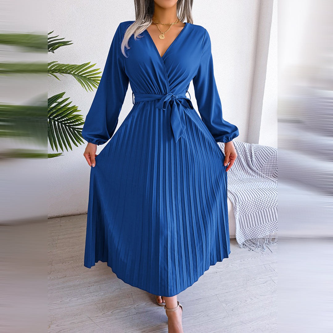 Robe Plissée pour Femmes Chic 8
