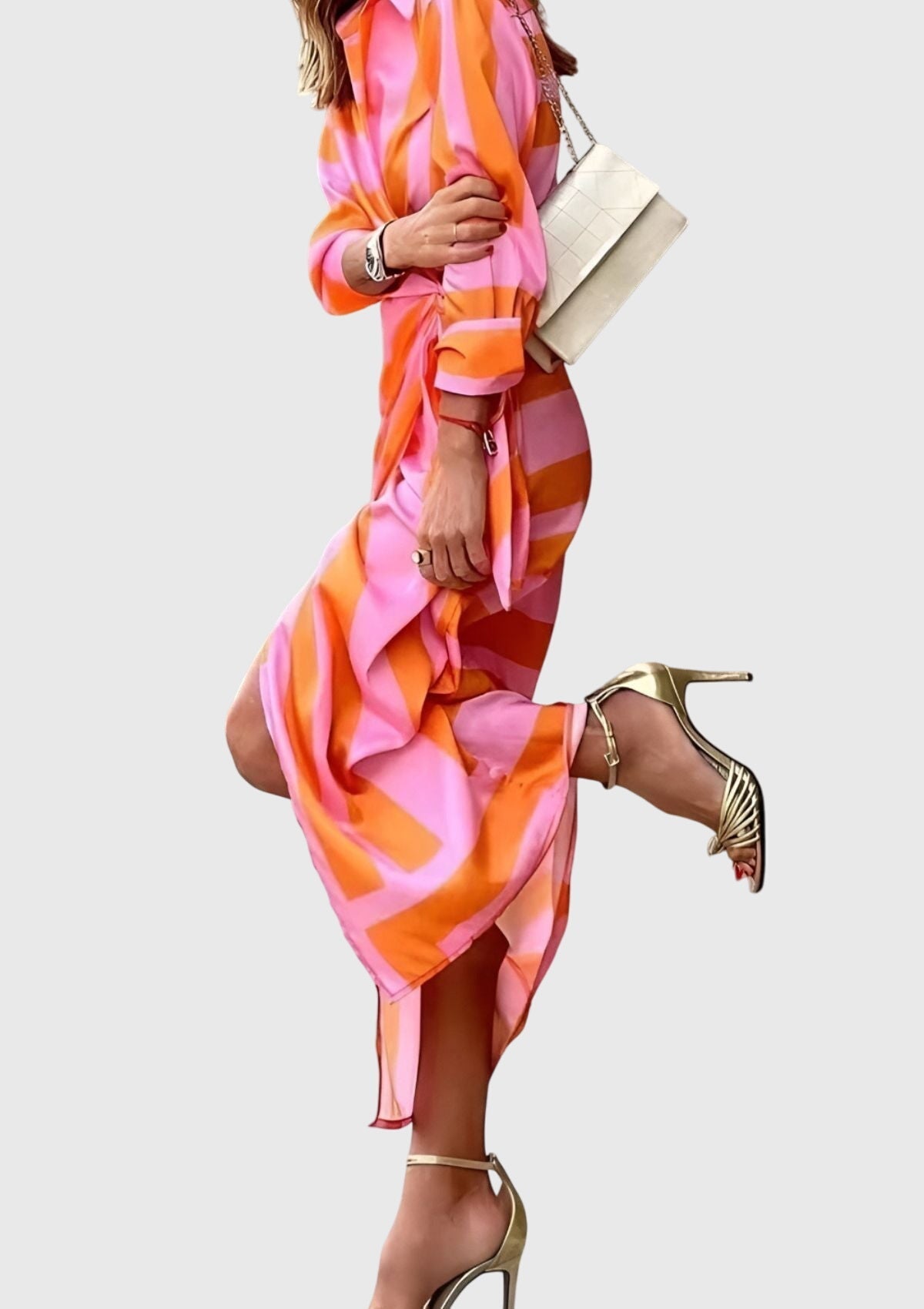Robe Portefeuille Femme Imprimé Chic 7