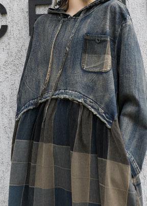 Robe à Capuche Femme Automne Chic 4