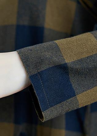 Robe à Carreaux pour Femmes avec Poches 4