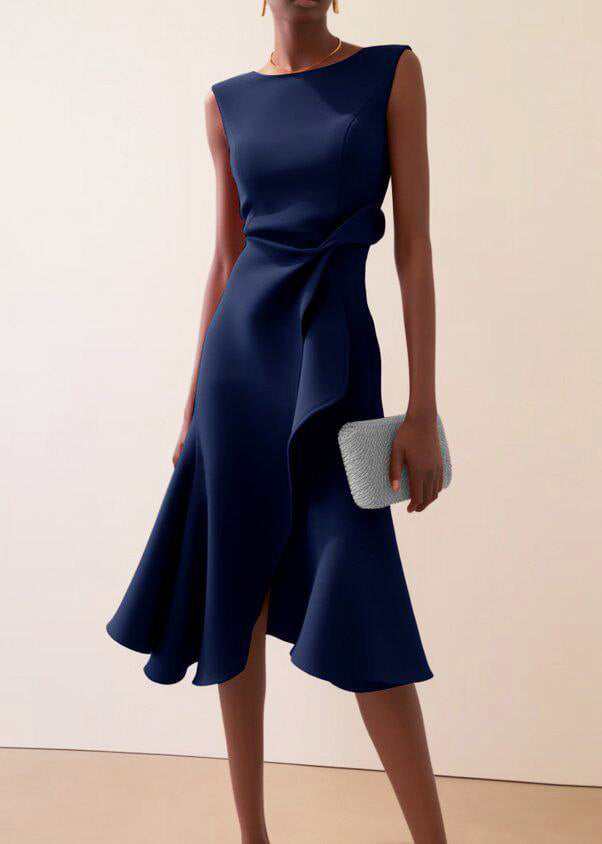 Robe asymétrique sans manches pour femme 3