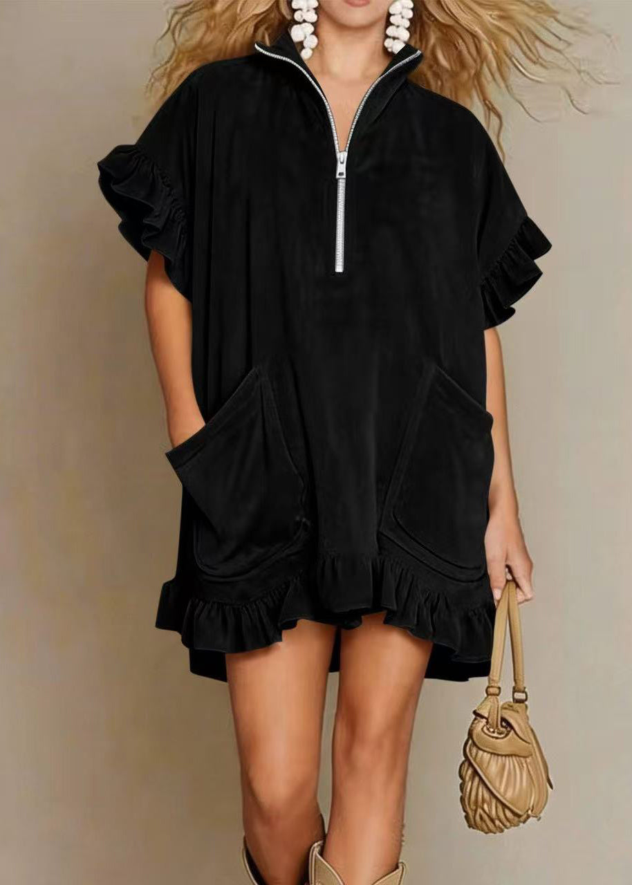 Robe d'Été Longue Femme à Volants 1