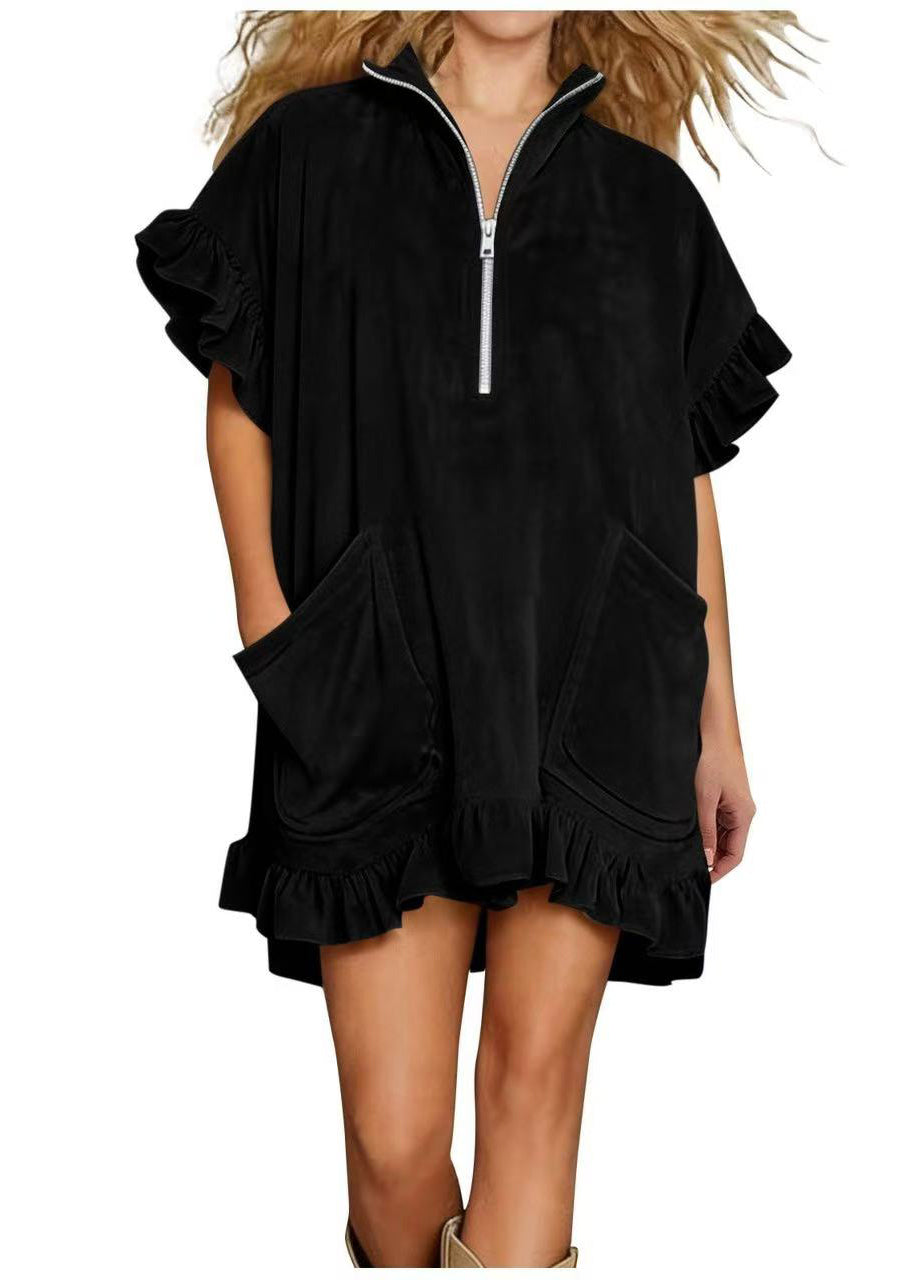 Robe d'Été Longue Femme à Volants 3