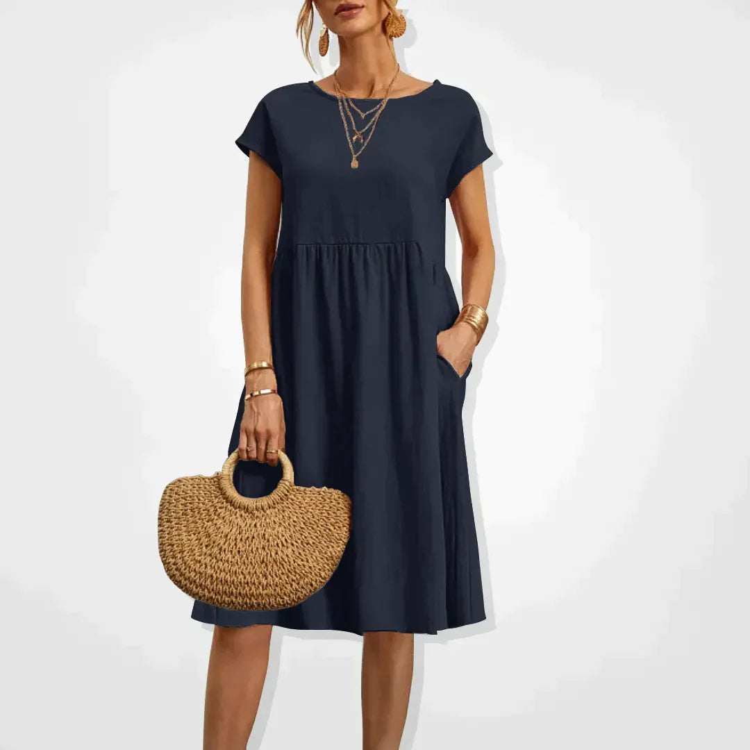 Robe d'été Femme Empire Confortable 3
