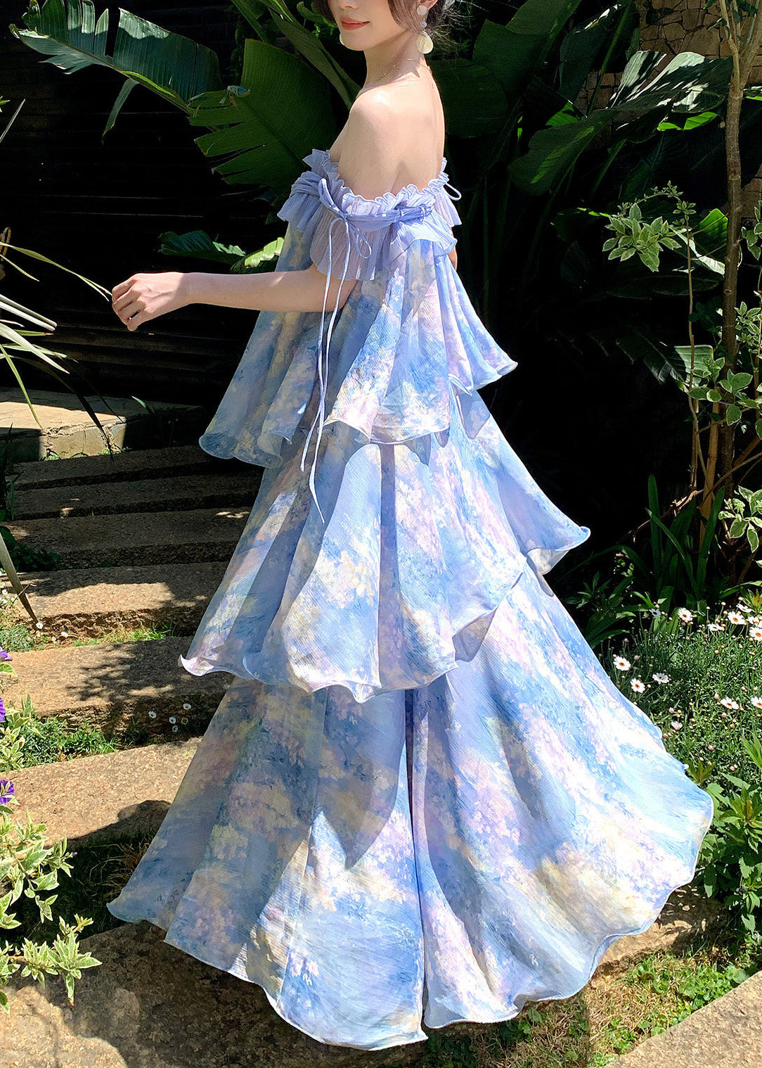 Robe de Plage Longue Imprimée 0